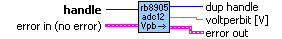 RB8905 ADC12 Get Voltperbit
